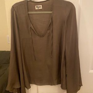 Show Me Your MuMu Bell Sleeve Mushroom Blouse